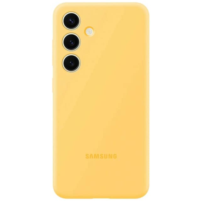 Чехол Samsung Silicone Case для S24 Plus Yellow, Желтый