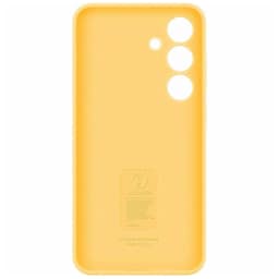 Чехол Samsung Silicone Case для S24 Plus Yellow, Желтый — фото 3
