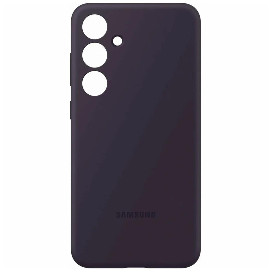 Чехол Samsung Silicone Case для S24 Plus Dark Violet, Фиолетовый — фото 3