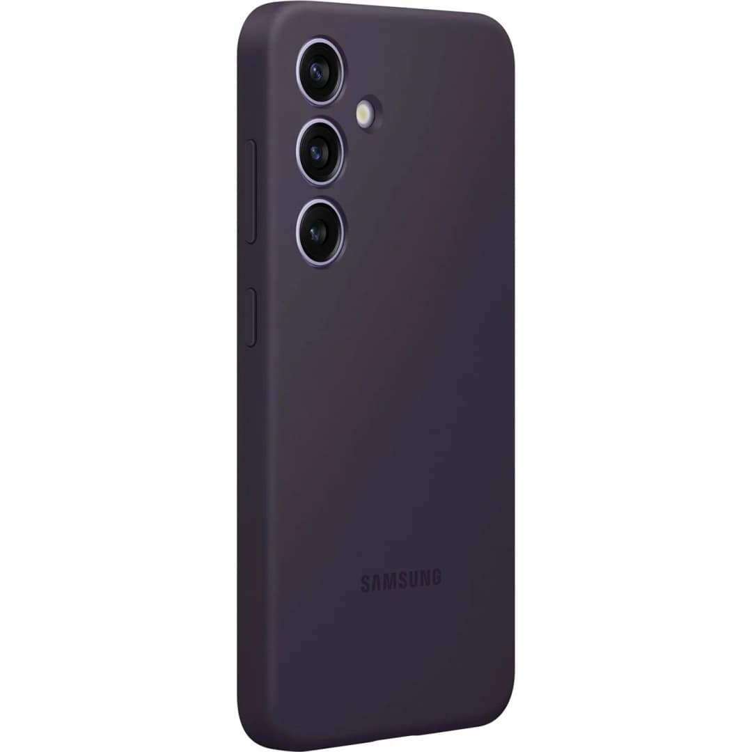Чехол Samsung Silicone Case для S24 Plus Dark Violet, Фиолетовый — фото 5