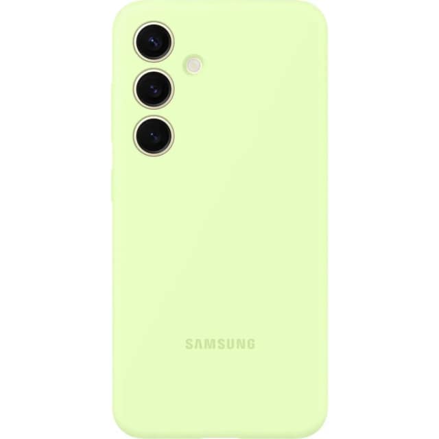Чехол Samsung Silicone Case для S24 Plus Light Green, Зеленый