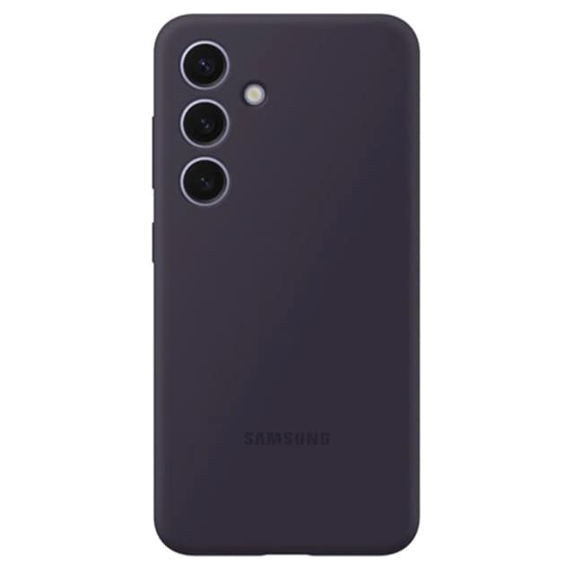 Чехол Samsung Silicone Case для S24 Dark Violet, Тёмно-фиолетовый