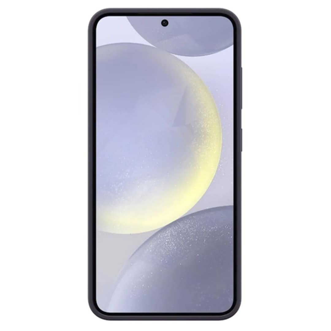 Чехол Samsung Silicone Case для S24 Dark Violet, Тёмно-фиолетовый — фото 2
