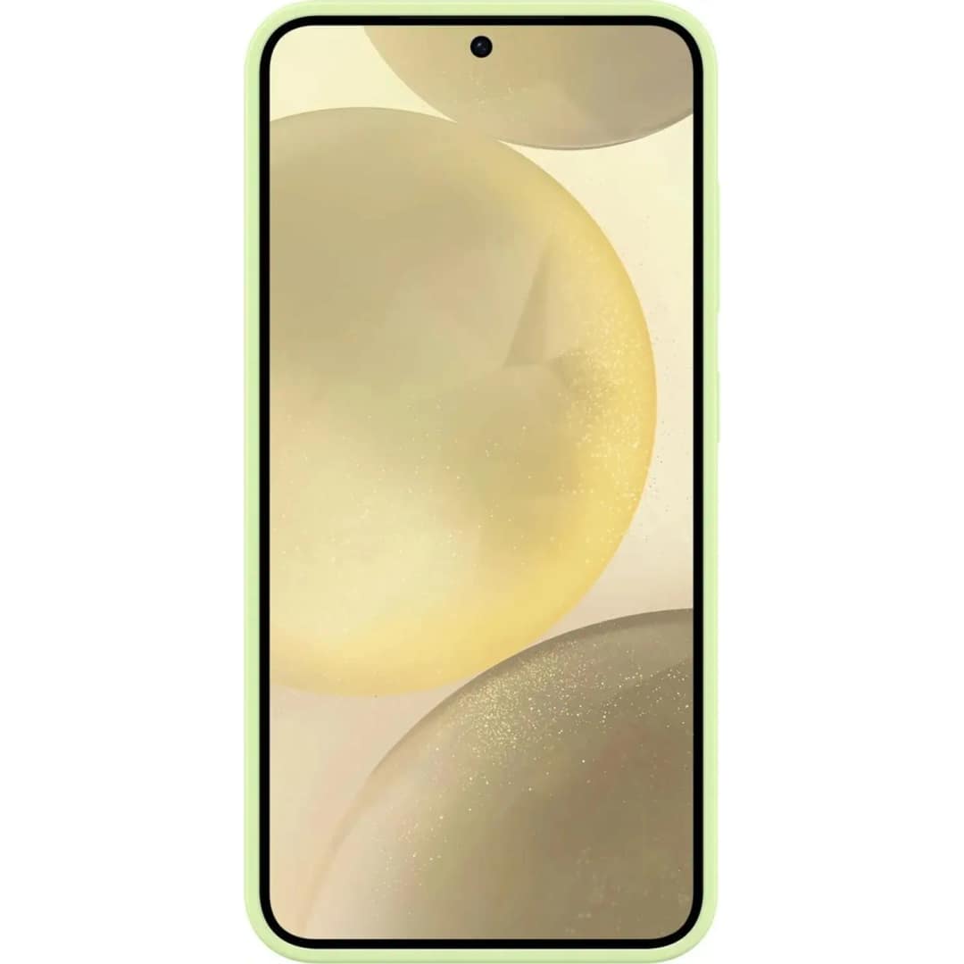 Чехол Samsung Silicone Case для S24 Light Green, Зеленый — фото 2