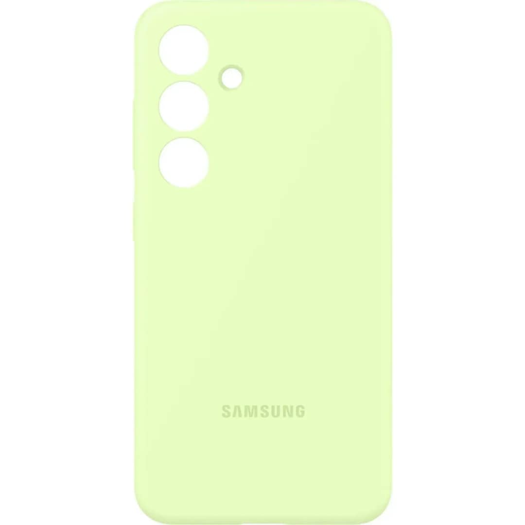 Чехол Samsung Silicone Case для S24 Light Green, Зеленый — фото 3