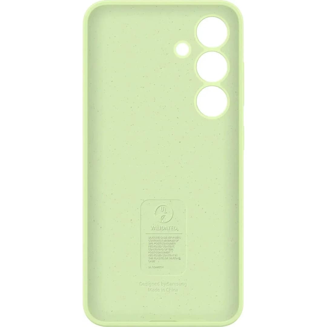 Чехол Samsung Silicone Case для S24 Light Green, Зеленый — фото 4