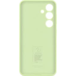 Чехол Samsung Silicone Case для S24 Light Green, Зеленый — фото 4