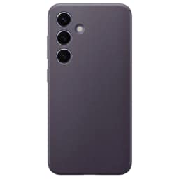 Чехол Samsung Vegan Leather Case для S24 Dark Violet, Фиолетовый — фото 1