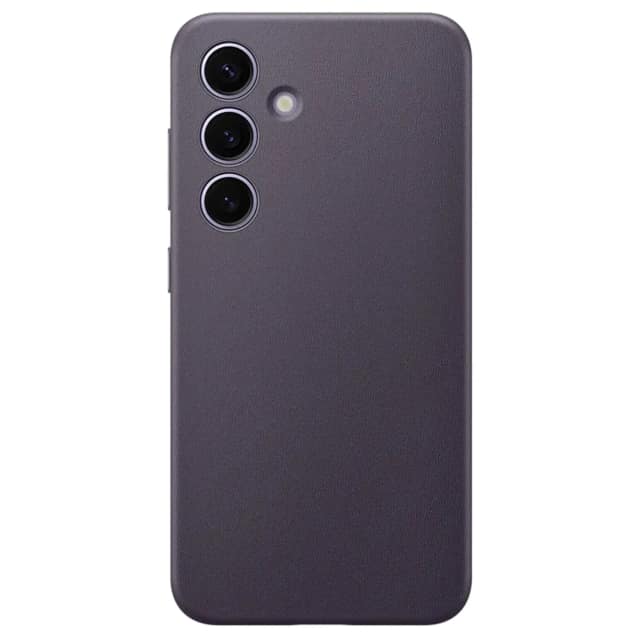 Чехол Samsung Vegan Leather Case для S24 Dark Violet, Фиолетовый
