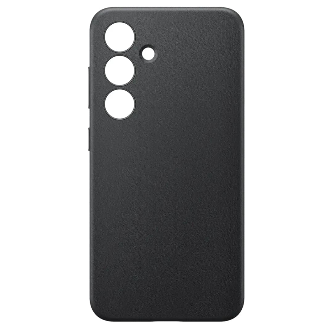 Чехол Samsung Vegan Leather Case для S24 Black, Черный — фото 4