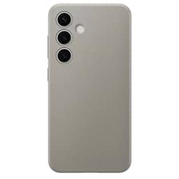 Чехол Samsung Vegan Leather Case для S24 Taupe, Серый — фото 1