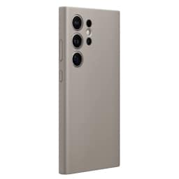 Чехол Samsung Vegan Leather Case для S24 Ultra Taupe, Серый — фото 1