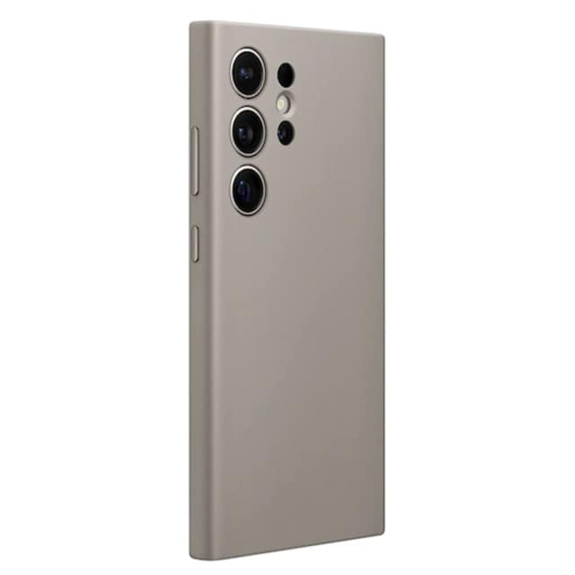 Чехол Samsung Vegan Leather Case для S24 Ultra Taupe, Серый