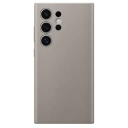 Чехол Samsung Vegan Leather Case для S24 Ultra Taupe, Серый — фото 2