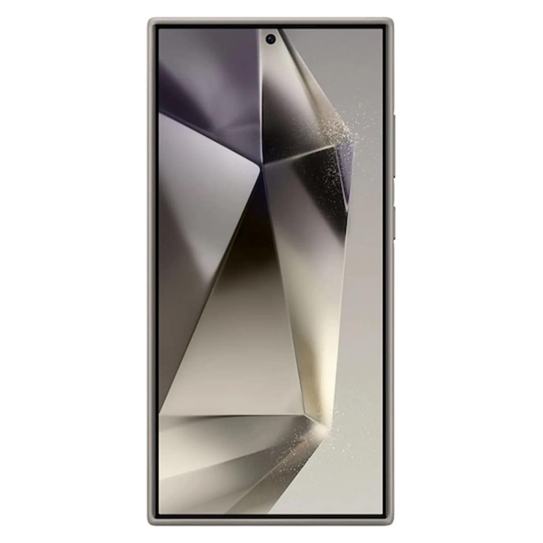 Чехол Samsung Vegan Leather Case для S24 Ultra Taupe, Серый — фото 3