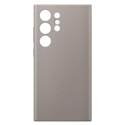Чехол Samsung Vegan Leather Case для S24 Ultra Taupe, Серый — фото 4