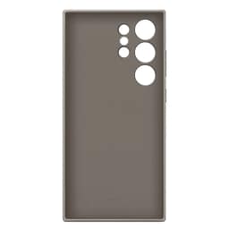 Чехол Samsung Vegan Leather Case для S24 Ultra Taupe, Серый — фото 5