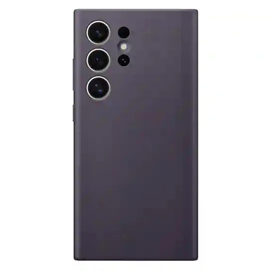 Чехол Samsung Vegan Leather Case для S24 Ultra Dark Violet, Тёмно-фиолетовый — фото 2