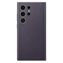Чехол Samsung Vegan Leather Case для S24 Ultra Dark Violet, Тёмно-фиолетовый — фото 2