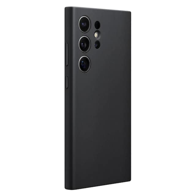 Чехол Samsung Vegan Leather Case для S24 Ultra Black, Черный