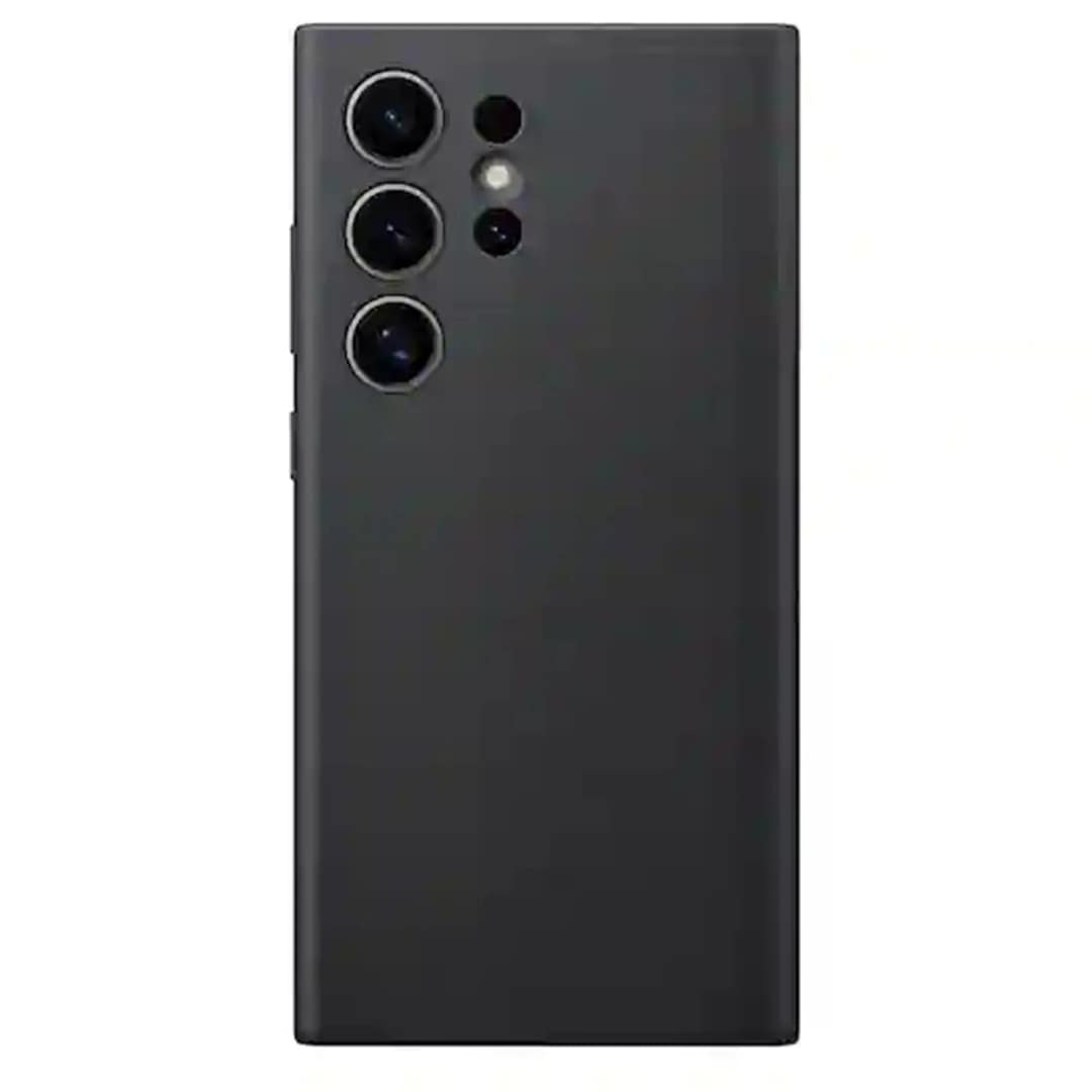 Чехол Samsung Vegan Leather Case для S24 Ultra Black, Черный — фото 3