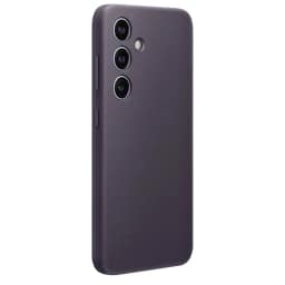 Чехол Samsung Vegan Leather Case для S24 Plus Dark Violet, Фиолетовый — фото 3