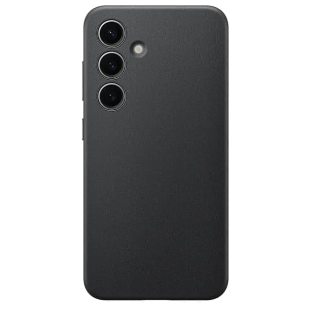Чехол Samsung Vegan Leather Case для S24 Plus Black, Черный