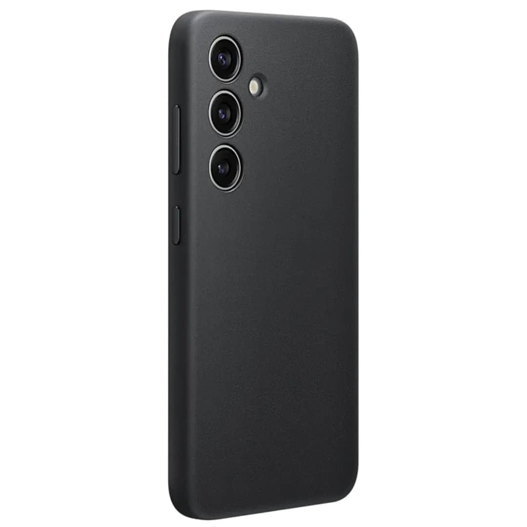 Чехол Samsung Vegan Leather Case для S24 Plus Black, Черный — фото 3