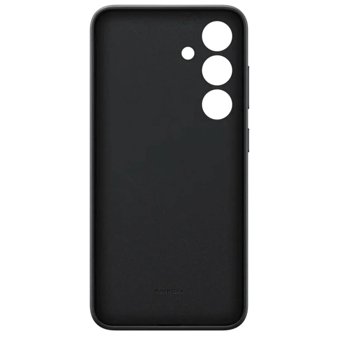 Чехол Samsung Vegan Leather Case для S24 Plus Black, Черный — фото 5
