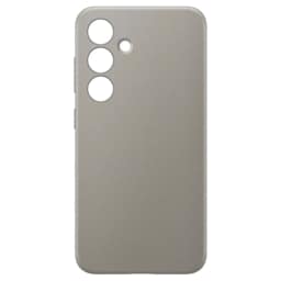 Чехол Samsung Vegan Leather Case для S24 Plus Taupe, Серый — фото 4