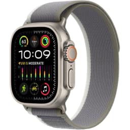 Ремешок Apple Watch Ultra 49mm Green Gray Trail Loop M L, Silver — фото 4