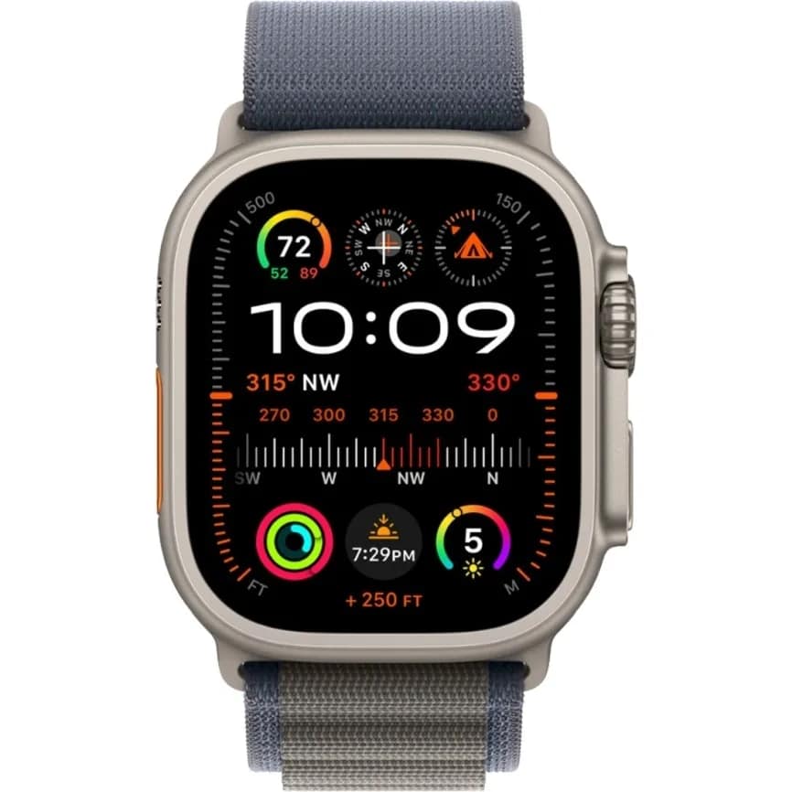 Ремешок Apple Watch Ultra 49mm Blue Alpine Loop L, Midnight Blue — фото 3