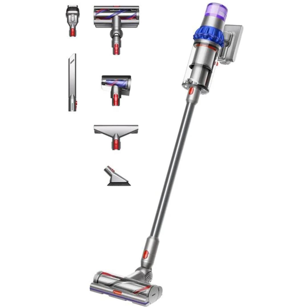 Пылесос Dyson V15 Detect Extra SV47 Blue Nickel, Серебристый — фото 2