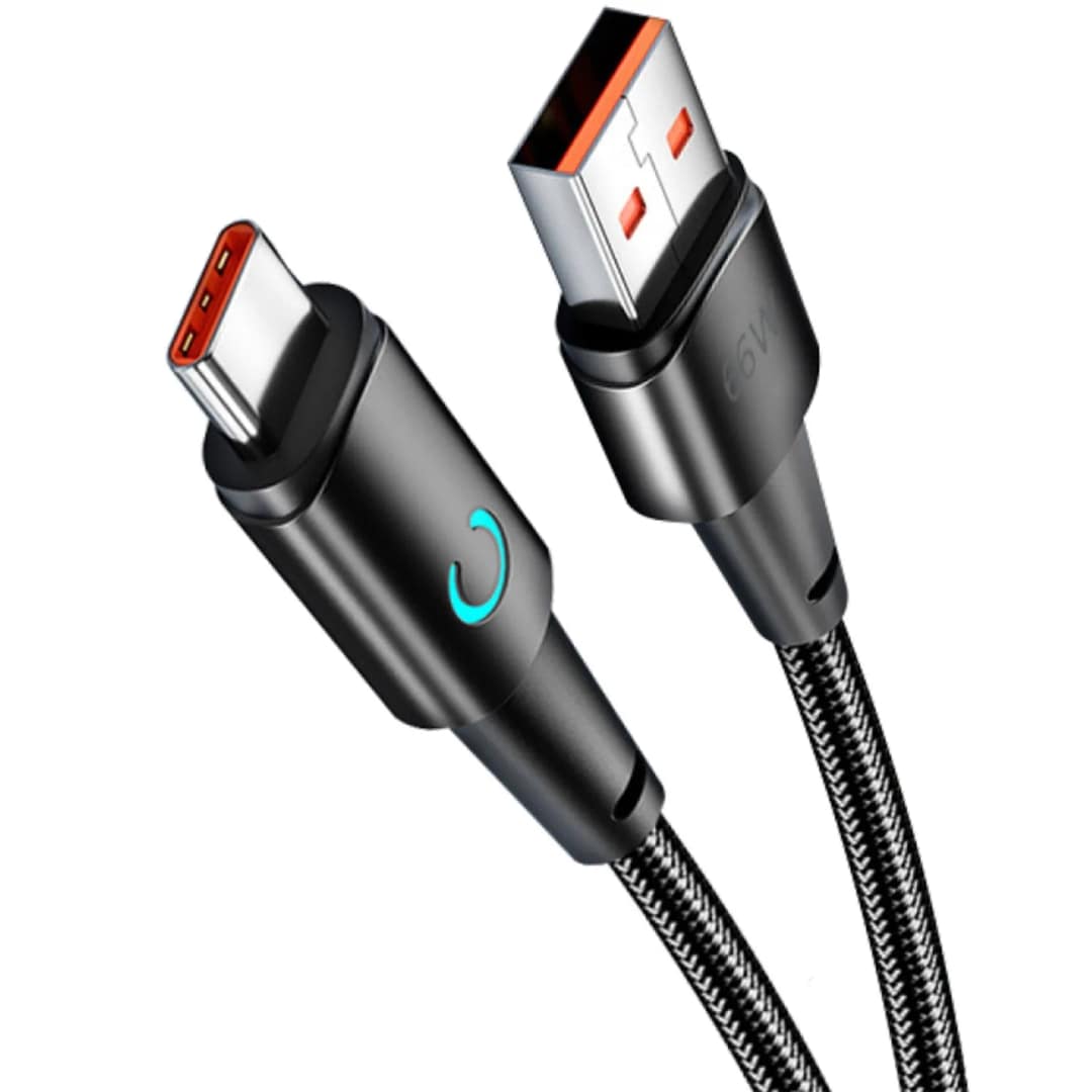 Кабель Deppa USB USB-C 1 2m 72521 Black, Черный — фото 2