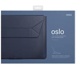 Чехол-подставка Uniq OSLO Laptop Sleeve для ноутбуков 14 Blue, Синий — фото 4