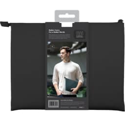 Чехол-папка Uniq LYON Laptop Sleeve для ноутбуков 14 Black, Черный — фото 4