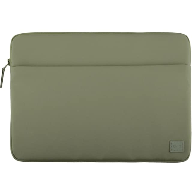 Чехол-папка Uniq VIENNA Laptop Sleeve для ноутбуков 14 Laurel Green, Зеленый