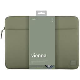 Чехол-папка Uniq VIENNA Laptop Sleeve для ноутбуков 14 Laurel Green, Зеленый — фото 3