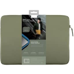Чехол-папка Uniq VIENNA Laptop Sleeve для ноутбуков 14 Laurel Green, Зеленый — фото 4