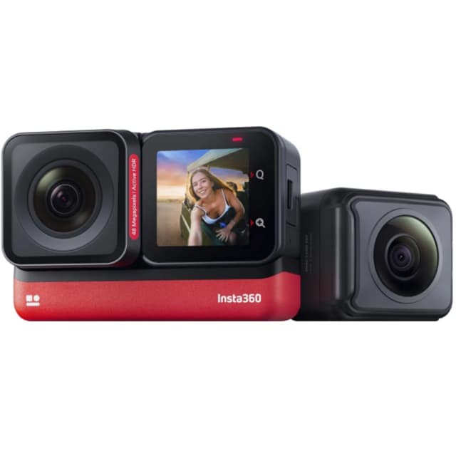 Экшн-камера Insta360 One RS Twin Black Red, Черный