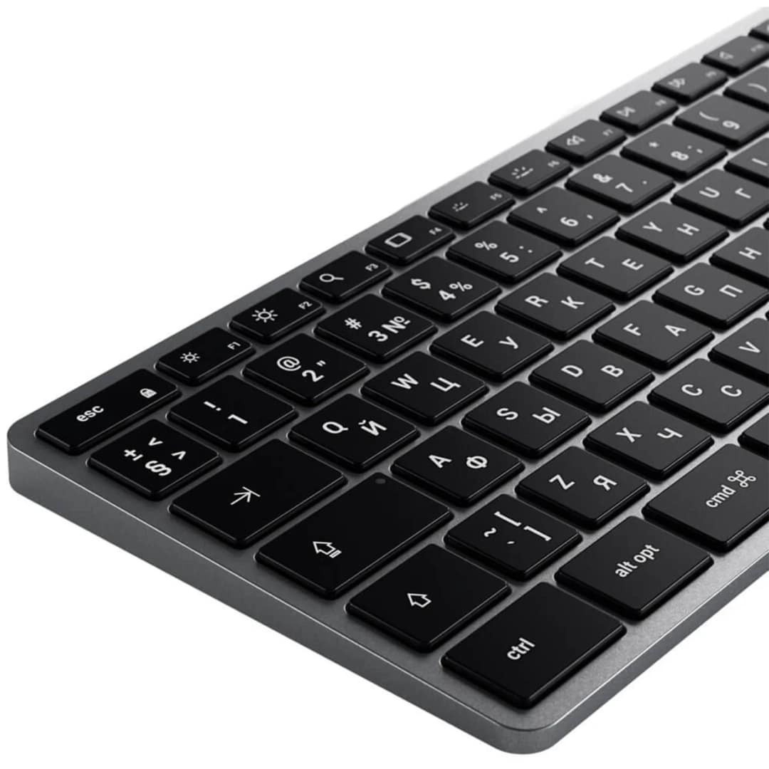 Беспроводная клавиатура Satechi Slim X3 Space Grey, Серый — фото 4