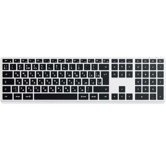 Беспроводная клавиатура Satechi Slim X3 Silver, Серебристый