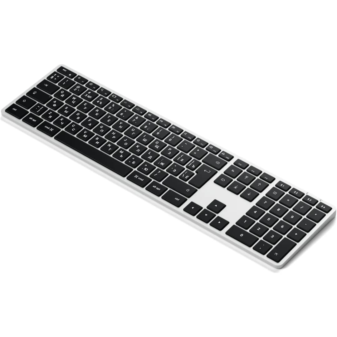 Беспроводная клавиатура Satechi Slim X3 Silver, Серебристый — фото 2