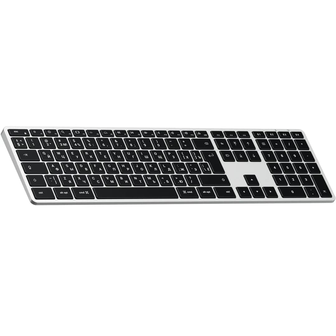 Беспроводная клавиатура Satechi Slim X3 Silver, Серебристый — фото 3