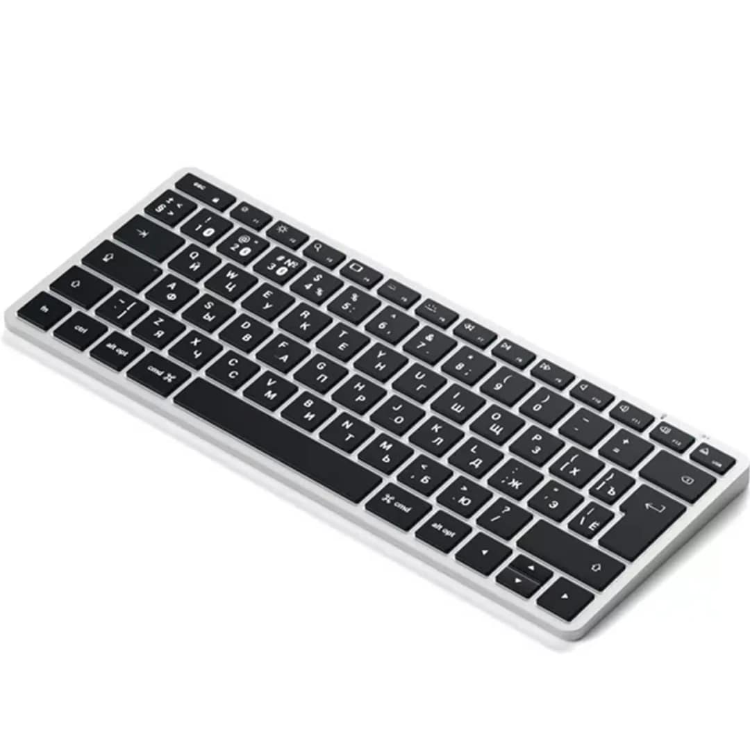 Беспроводная клавиатура Satechi Slim X1 Silver, Серебристый — фото 2
