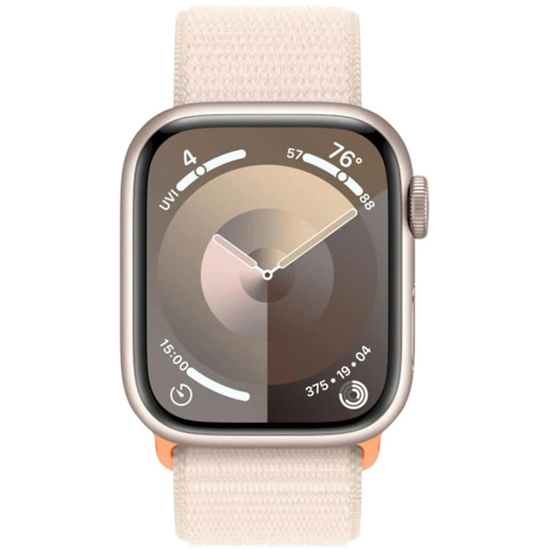 Смарт-часы Apple Watch Series 9 41mm Starlight Aluminum Case with Starlight Sport Loop, Бежевый — фото 2