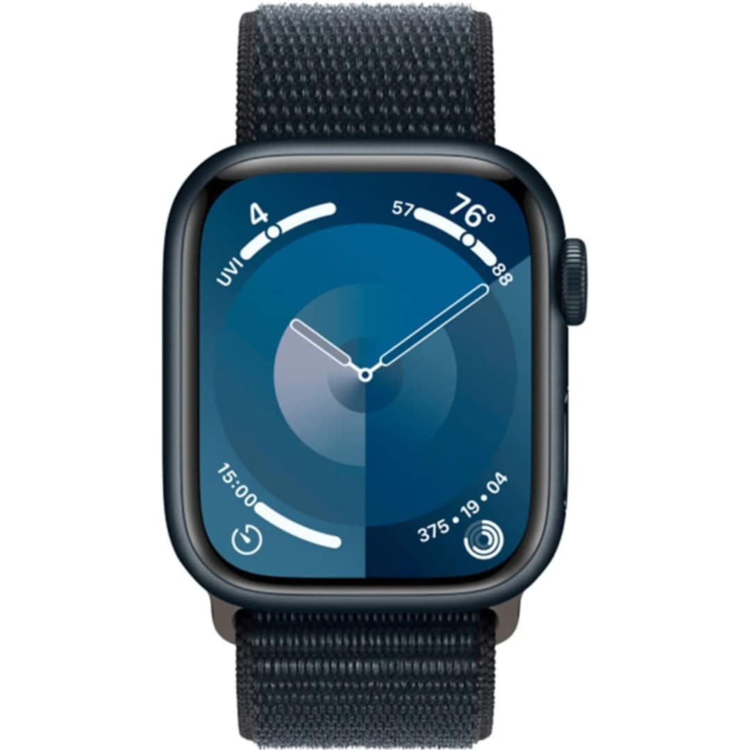 Смарт-часы Apple Watch Series 9 41mm Midnight Aluminum Case with Midnight Sport Loop, Черный — фото 2