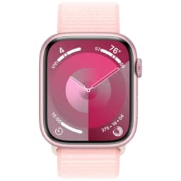 Смарт-часы Apple Watch Series 9 41mm Pink Aluminum Case with Light Pink Sport Loop, Розовый — фото 2