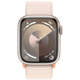 Смарт-часы Apple Watch Series 9 45mm Starlight Aluminum Case with Starlight Sport Loop, Бежевый — фото 2