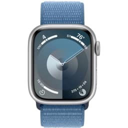 Смарт-часы Apple Watch Series 9 45mm Silver Aluminum Case with Winter Blue Sport Loop, Синий — фото 2